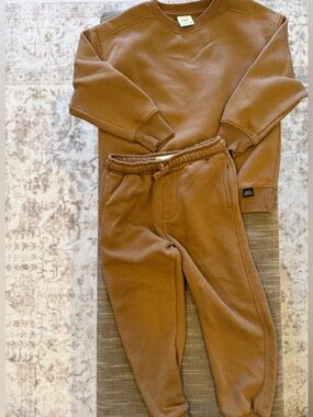 Zara Kids Brown matching Jogger set